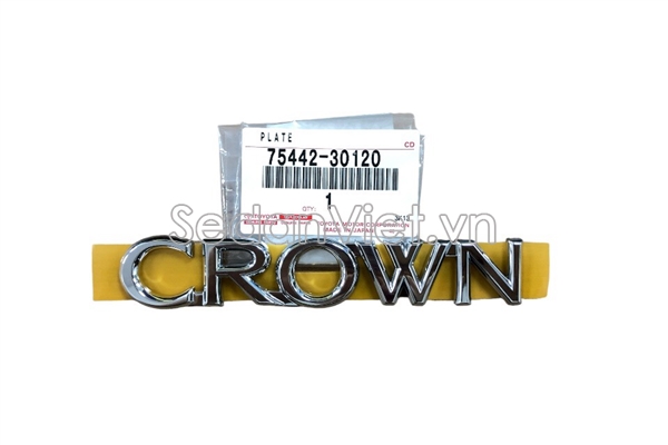 Chữ crown nắp cốp sau 7544230120