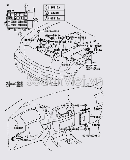 Hộp điều khiển trung tâm ECU 8966660121