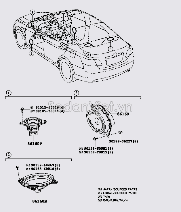 Loa cánh cửa 8616006470