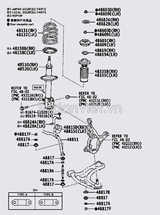 Giảm xóc trước 485100DJ00