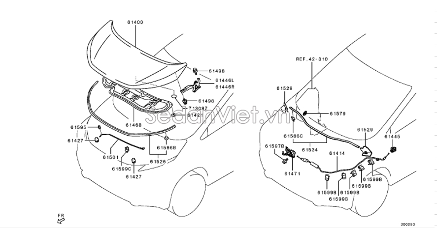 Ti chống nắp capo Mitsubishi Xpander 2020-2022