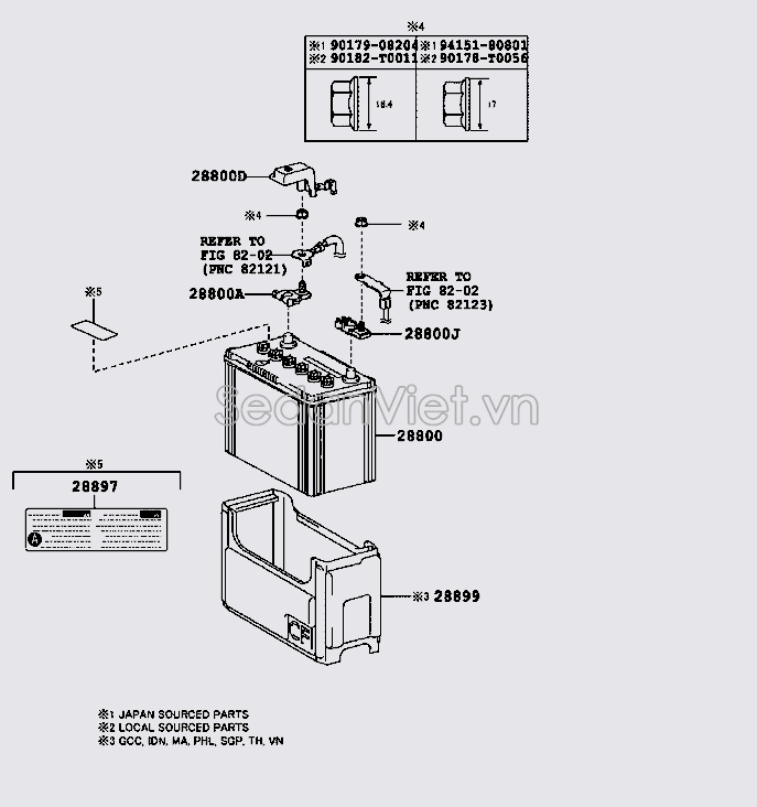 Giá để bình ắc quy 2889937050