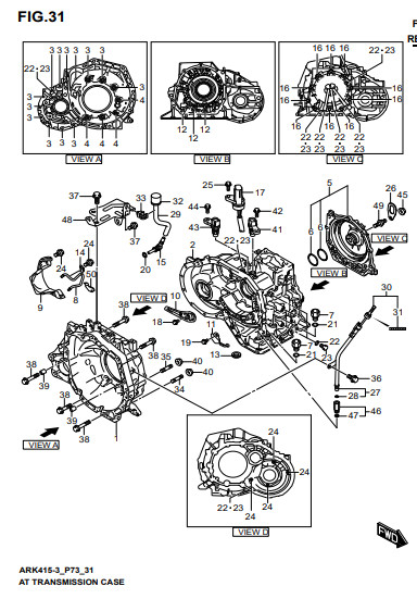 Loa hộp số tự động 2471068P10000