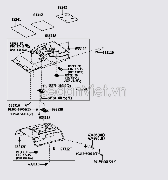 La phông trần 633200L130B0