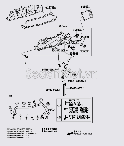 Cụm lọc dầu động cơ 1570130070