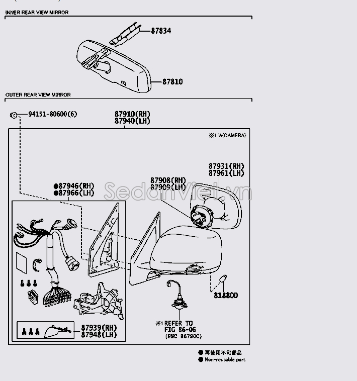 Gương chiếu hậu 8794060C40B1