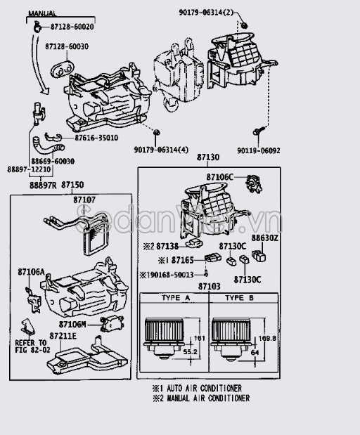 Hộp giàn nóng trong xe 8715060434