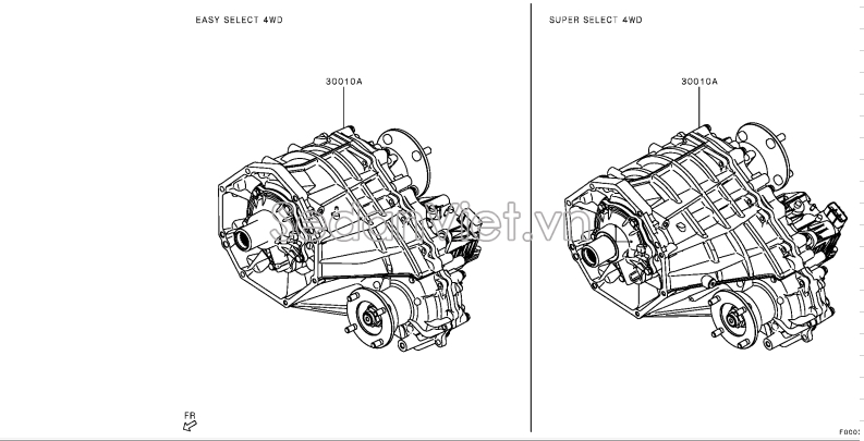 Hộp số phụ 33100A020P