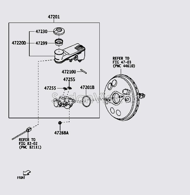 Bình dầu phanh 47220BZ430