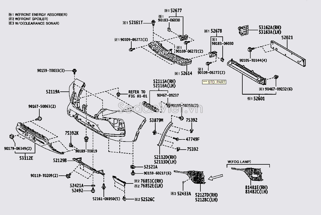 Lưới cản trước 531120K560B1