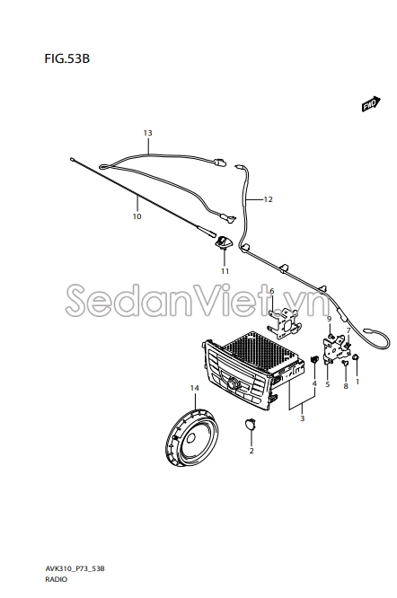 Bộ điều khiển âm thanh 3910184MA0ZCA