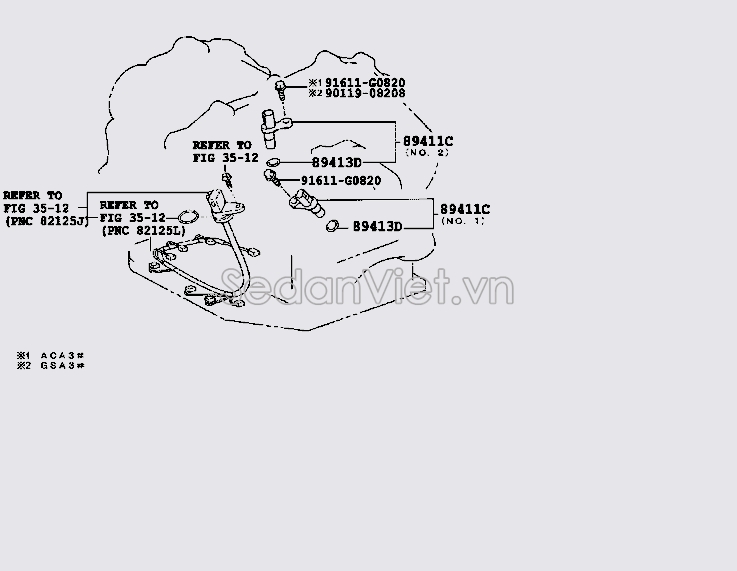 Cảm biến đầu vào hộp số tự động 8941348010