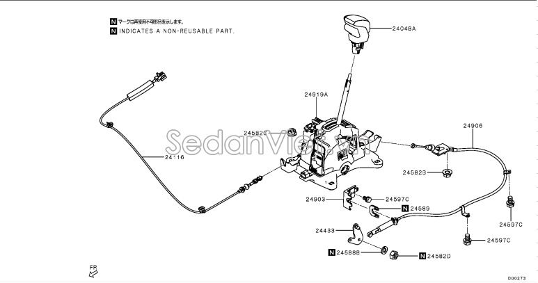 Dây đi số Mitsubishi Triton 2024-2025