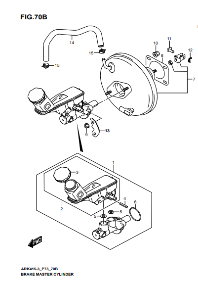 Tổng phanh 5110073RC0000