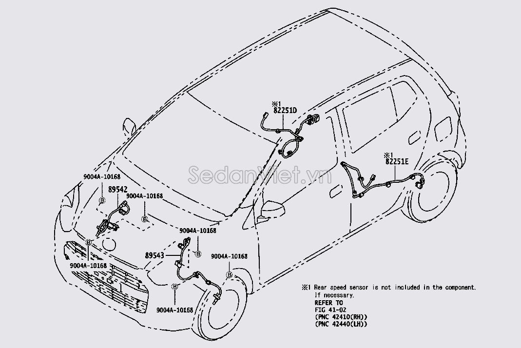 Cảm biến ABS 82251BZ130