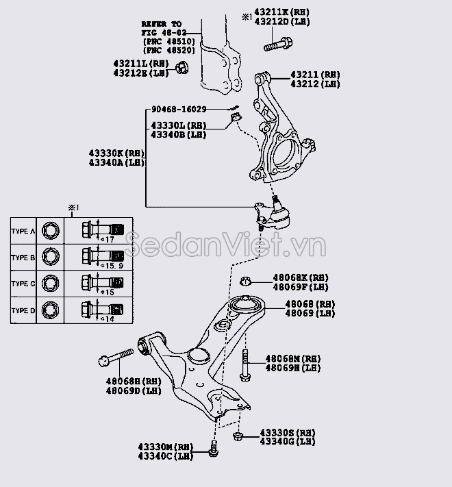 Rotuyn trụ đứng 4333049095