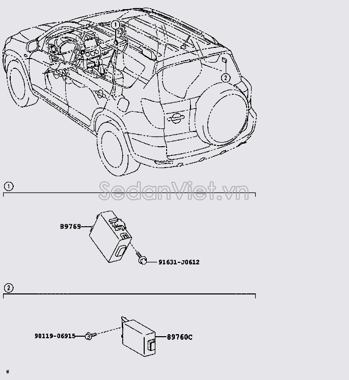 Hộp điều khiển áp suất lốp 8976942010