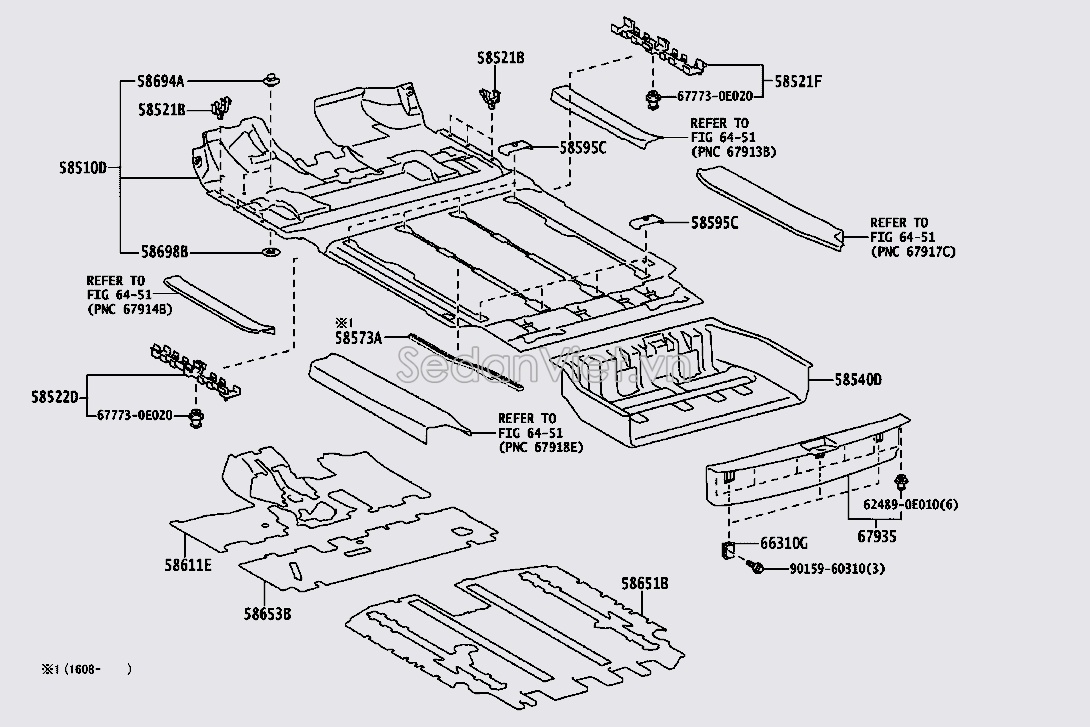 Ốp che cốp hậu 5851008230E0