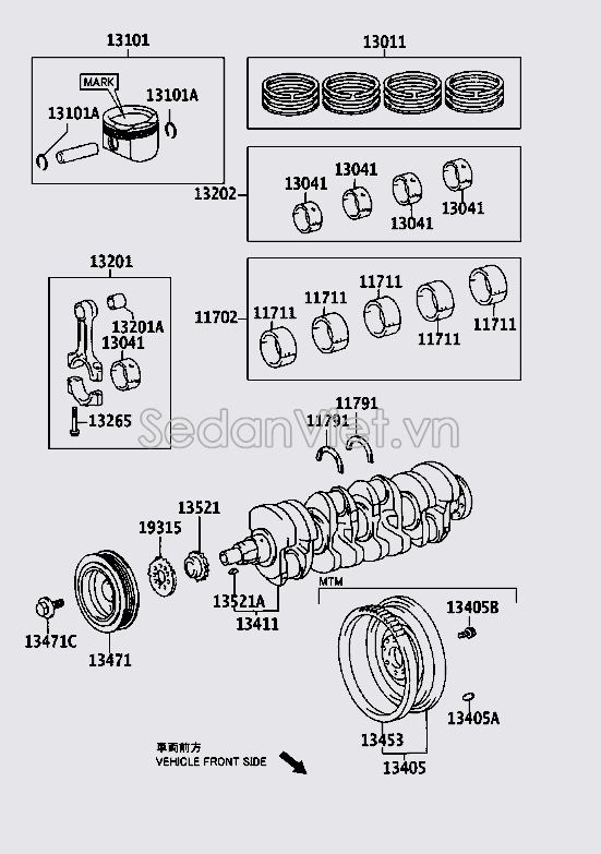 Puly trụ cơ 1347022021