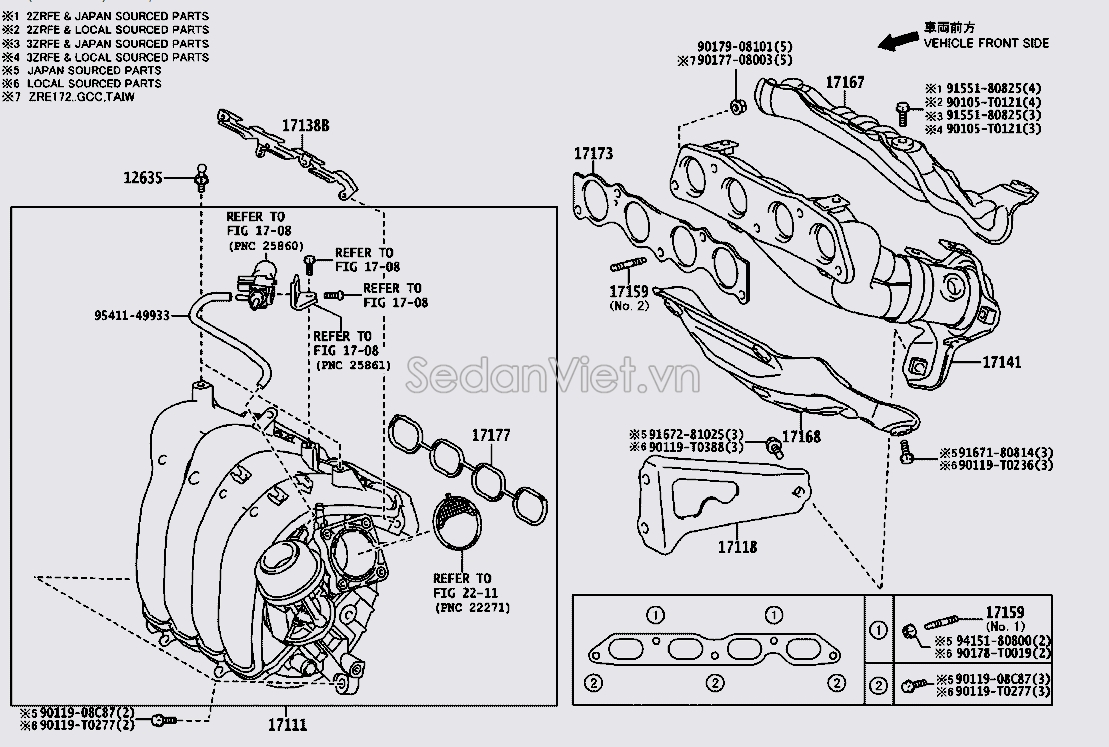 Cổ hút 171200T100