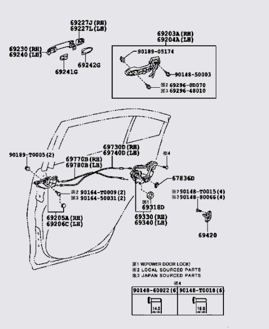 Tay mở cửa trong 692060D330C0