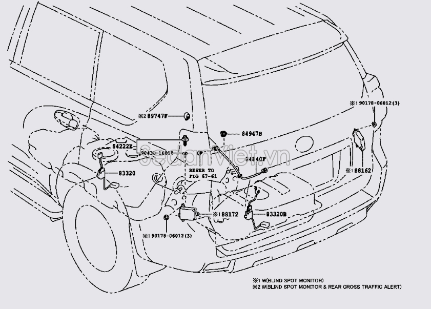 Cảm biến báo xăng Toyota Land Cruiser Prado 2009-2013