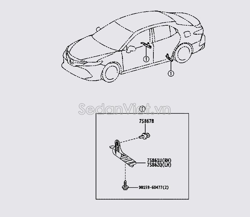 Chắn bùn bánh xe sau 7586206190