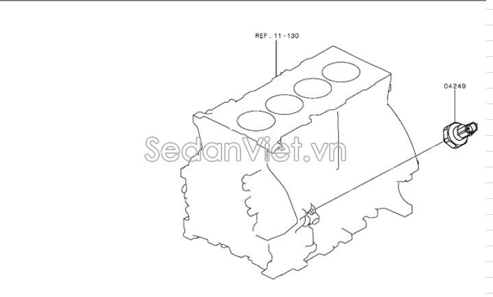 Cảm biến áp suất dầu 22365A040P