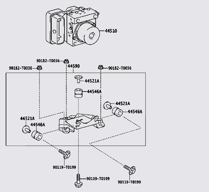 Cụm điều khiển ABS 4405071610