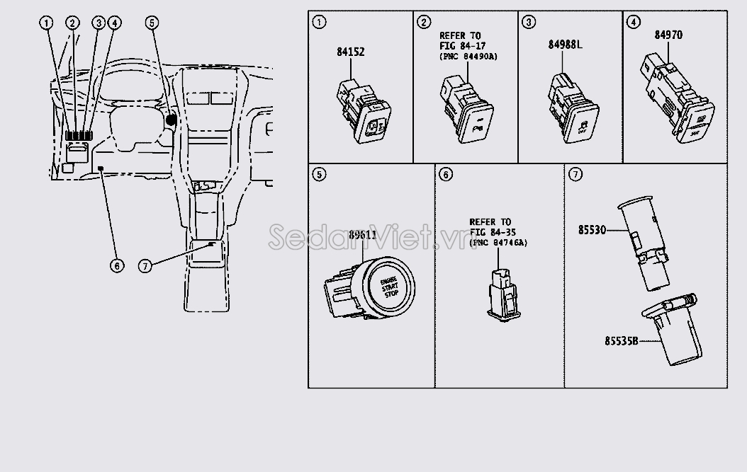 Tẩu châm thuốc trong xe 855350D060