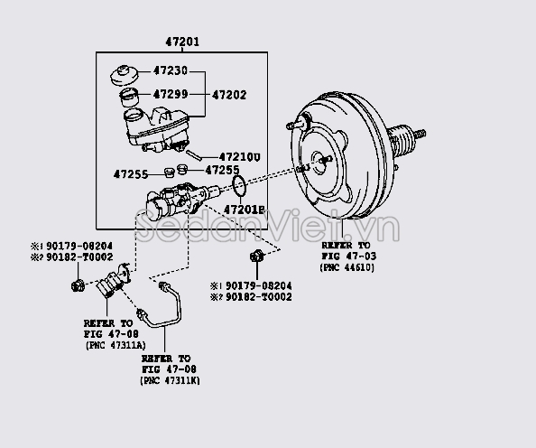 Nắp bình dầu phanh 47230BZ080