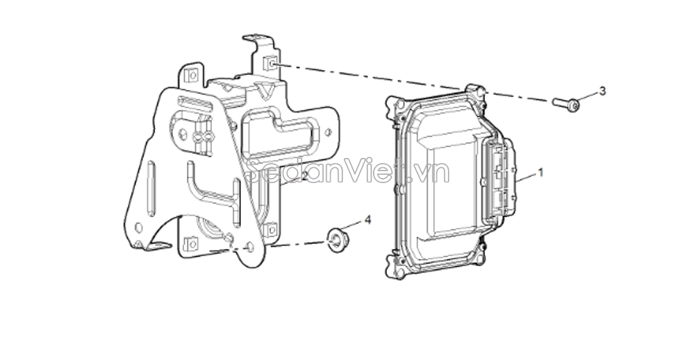 Hộp điều khiển hộp số tự động 10871133