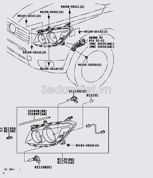 Bóng đèn 12V 21/5W 9098111048