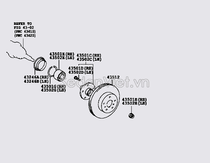 Đĩa phanh trước 4351206120