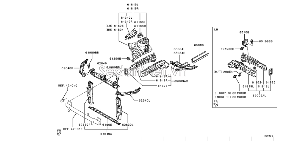 Ụ giảm xóc trước 5220AX34