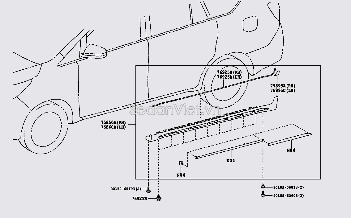 Ốp babule 75850YP010