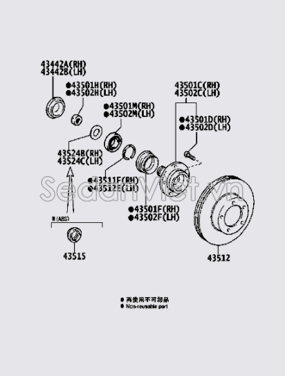 Ecu tắc kê 434420K010