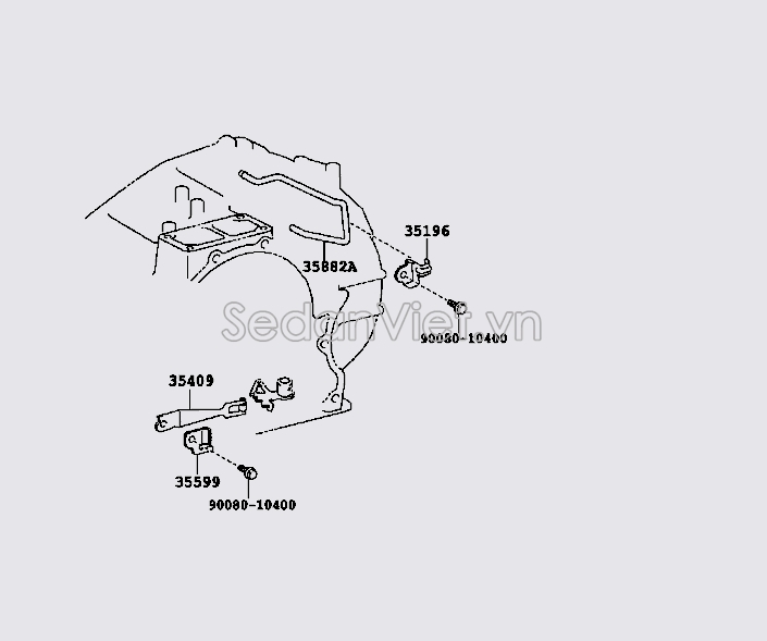 Ống dẫn dầu trong hộp số tự động 3588207010