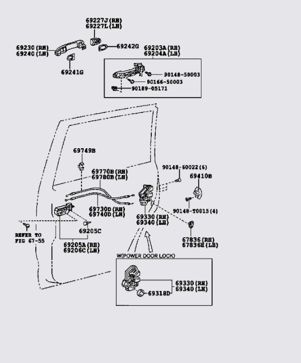 Tay mở cửa 692060K020E0