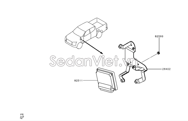 Hộp điều trung tâm ECU 310F6W014P