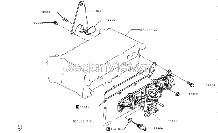 Cảm biến khí nạp 22630A000P