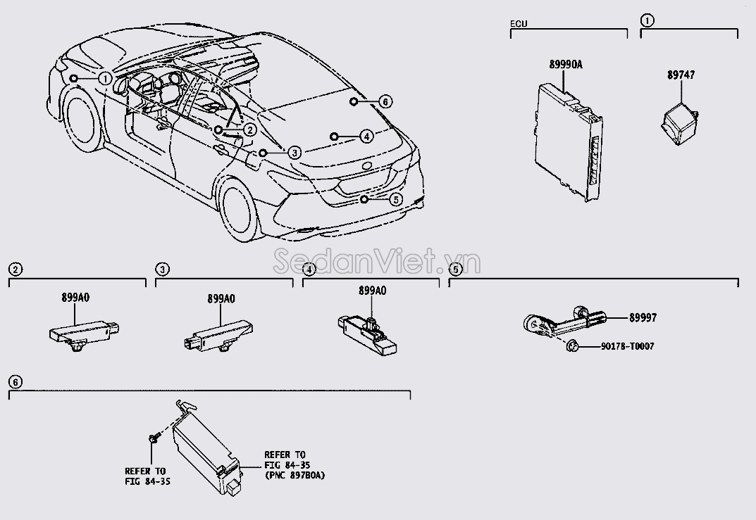 Hộp điều khiển thân xe 8999033660