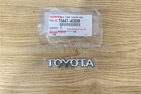 Chữ toyota 75447AC030