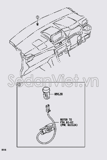 Cảm biến ánh sáng ngoài trời 89121B2030