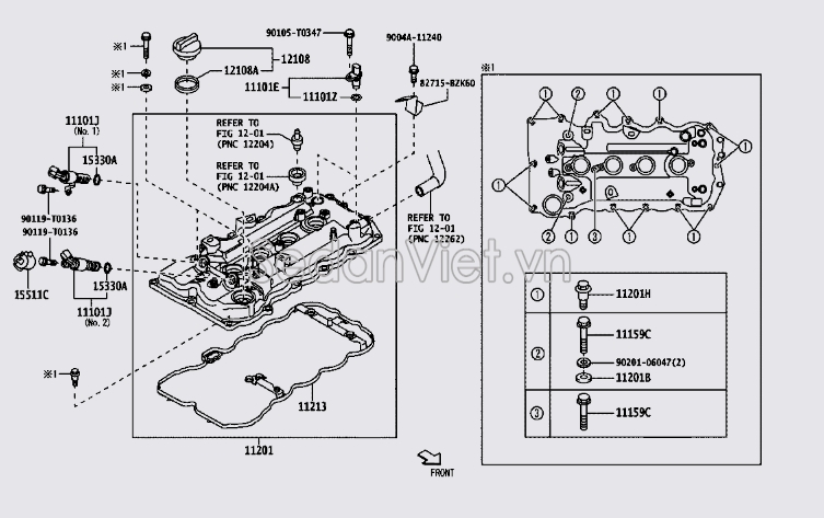 Cảm biến Vvt 153300Y060