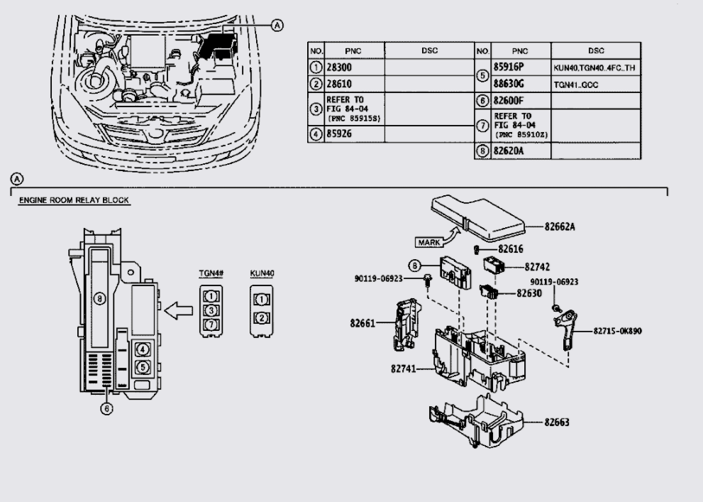 Hộp cầu chì đầu xe 827410K010