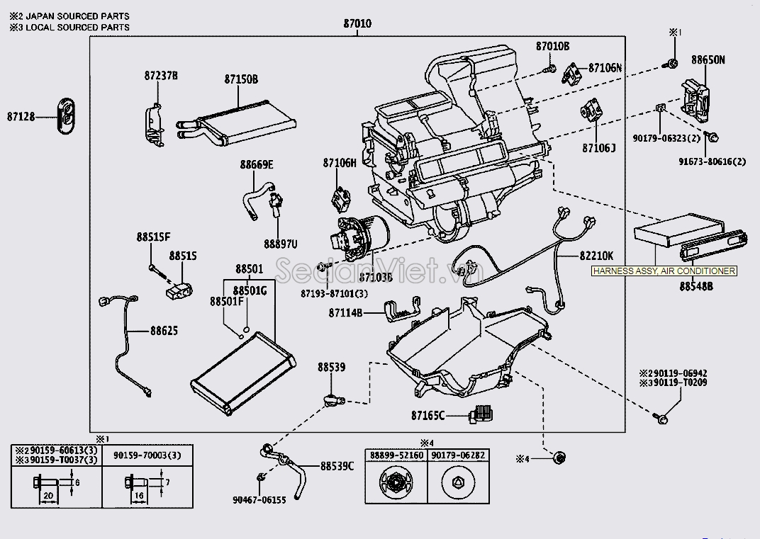 Cảm biến nhiệt độ giàn lạnh 886200D200