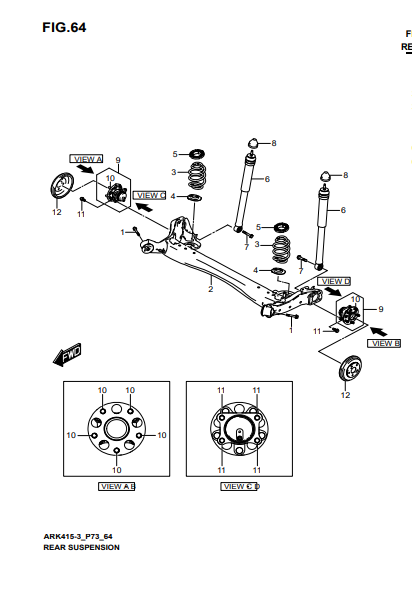 Giảm xóc sau 4180073R00000