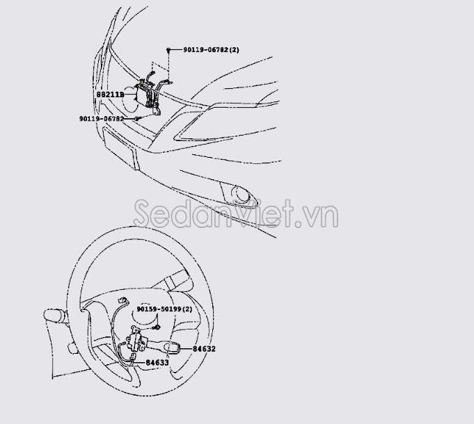 Công tắc CRUISE CONTROL Lexus RX450H 2009-2012