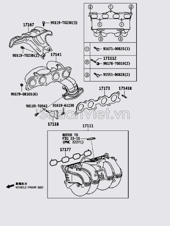 Cổ xả 171410C010